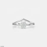 Arrow Cluster Vanki Diamond Ring Platinum 950