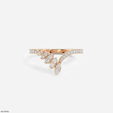 Glacier Fusion Fern Vanki Diamond Ring Platinum 950