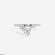 Glacier Fusion Fern Vanki Diamond Ring Platinum 950
