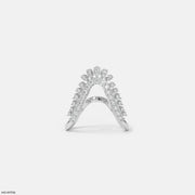 Dual Tone Phoenix Vanki Diamond Ring 9K White Gold