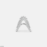 Dual Tone Phoenix Diamond Ring 9K Yellow Gold