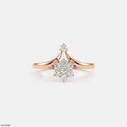 Shining V Flora Vanki Diamond Ring