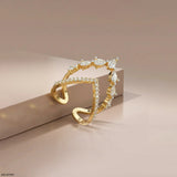Divergent Liner Vanki Diamond Ring Platinum 950
