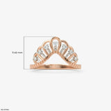 Regal Crown Diamond Ring 9K Yellow Gold