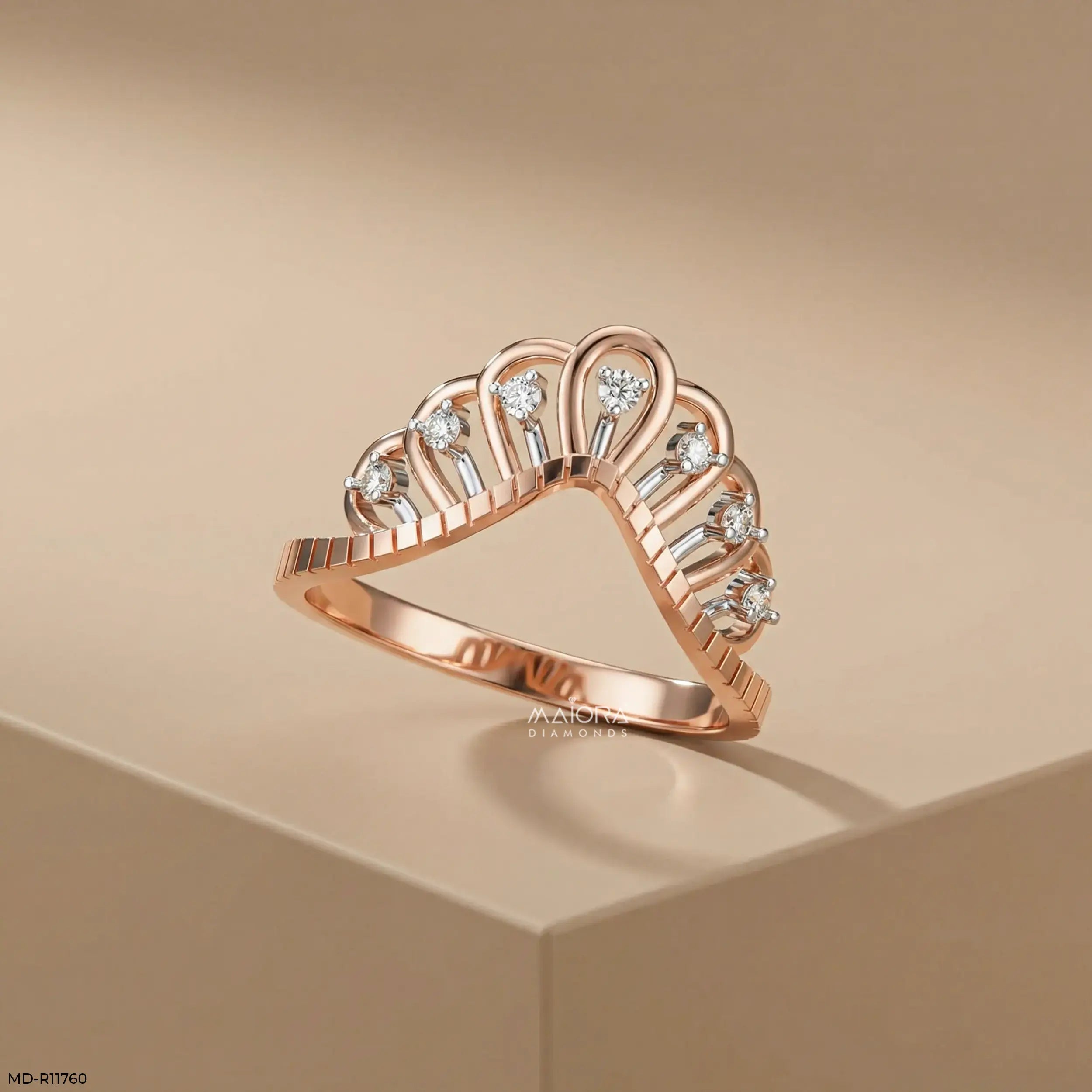 Regal Crown Vanki Diamond Ring