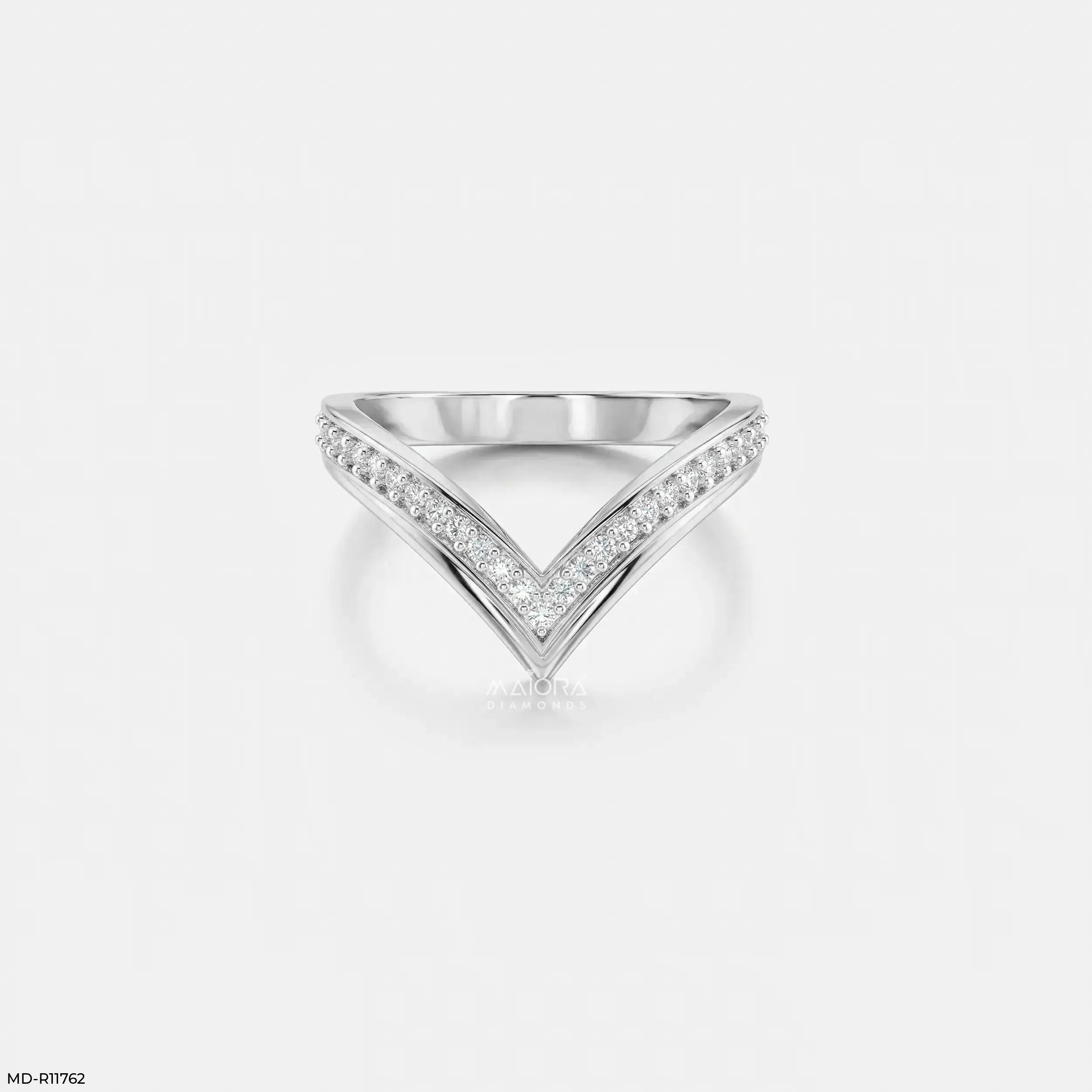 Willow V Glow Vanki Diamond Ring 9K Yellow Gold