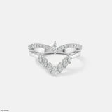Lunar Modular Arc Vanki Diamond Ring 9K Rose Gold