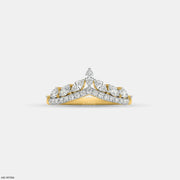 Grace Tiara Vanki Diamond Ring 9K Yellow Gold