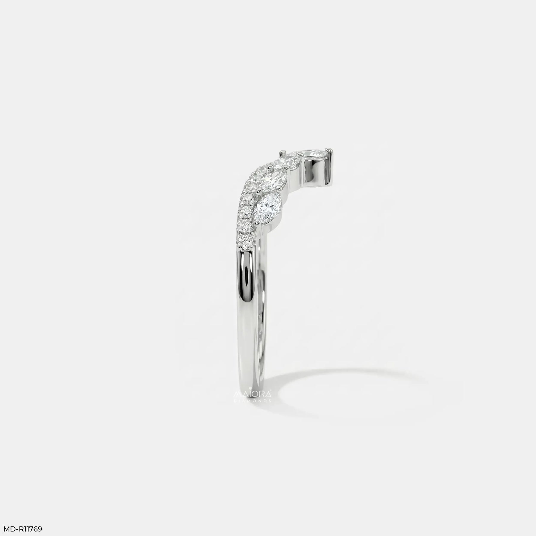 Grace Tiara Diamond Ring  9K White Gold