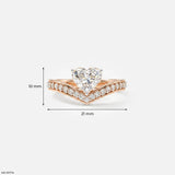 Love's Direction Vanki Diamond Ring Platinum 950