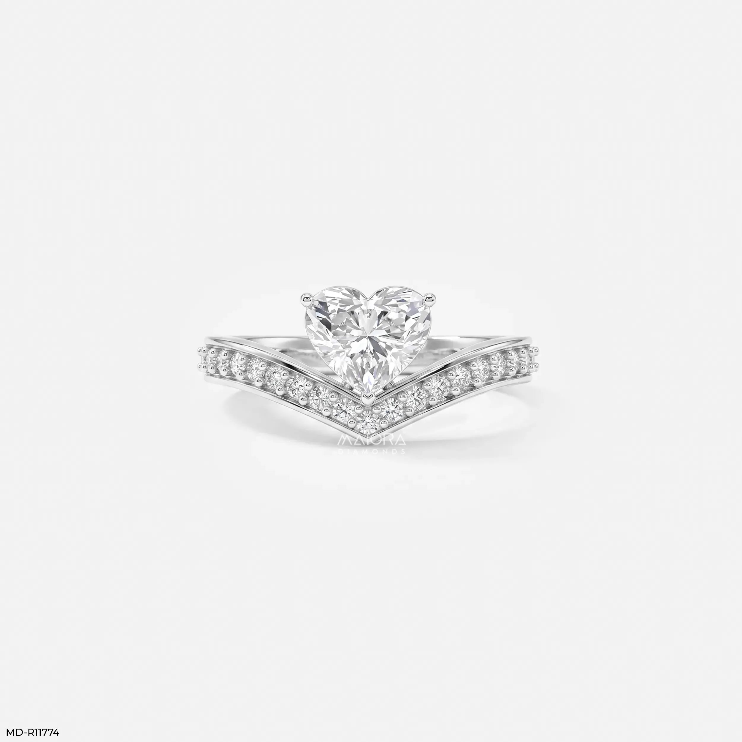 Love's Direction Vanki Diamond Ring 9K Yellow Gold