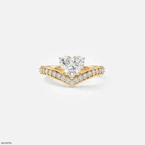 Love's Direction Diamond Ring  9K Yellow Gold