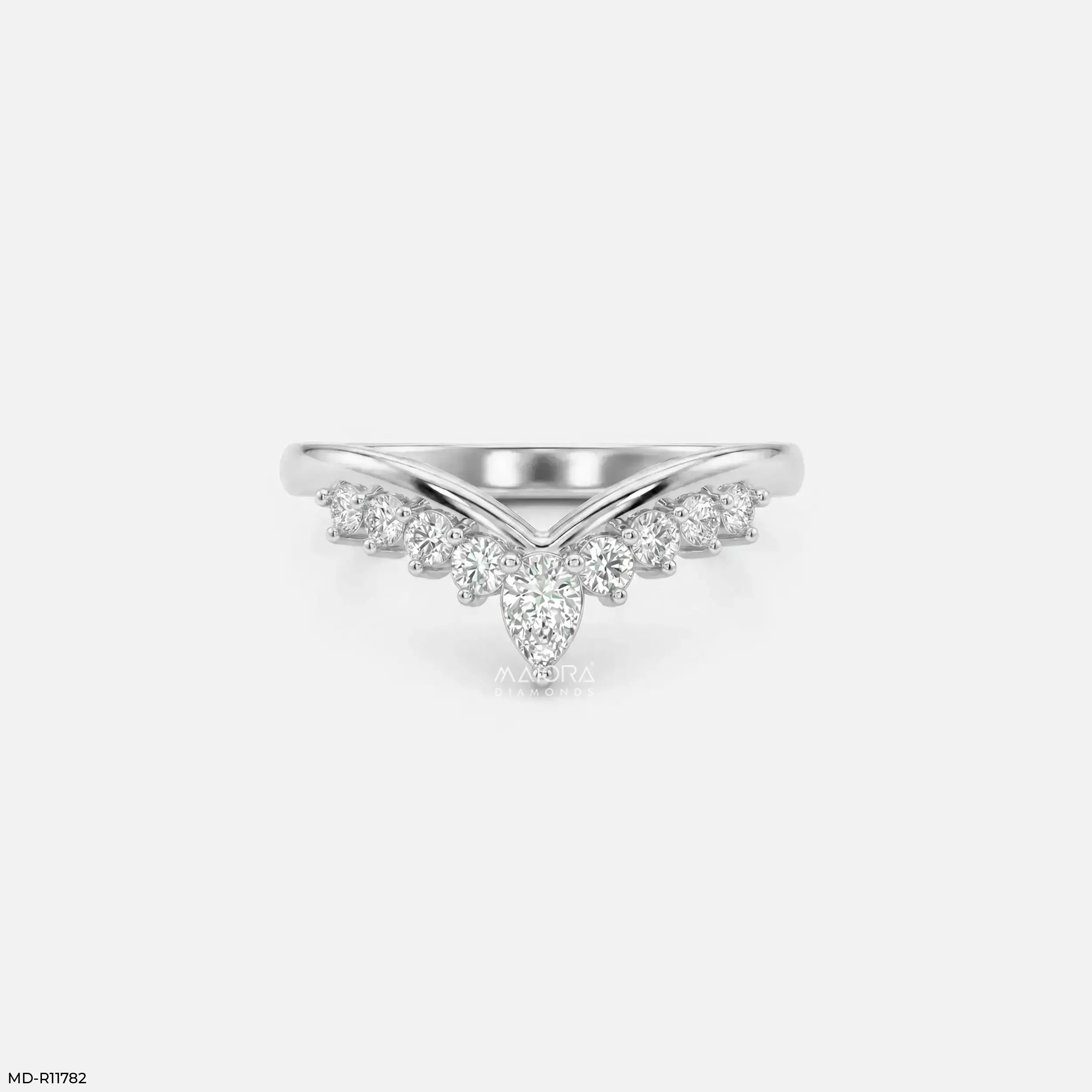 Petal Wave Vanki Diamond Ring