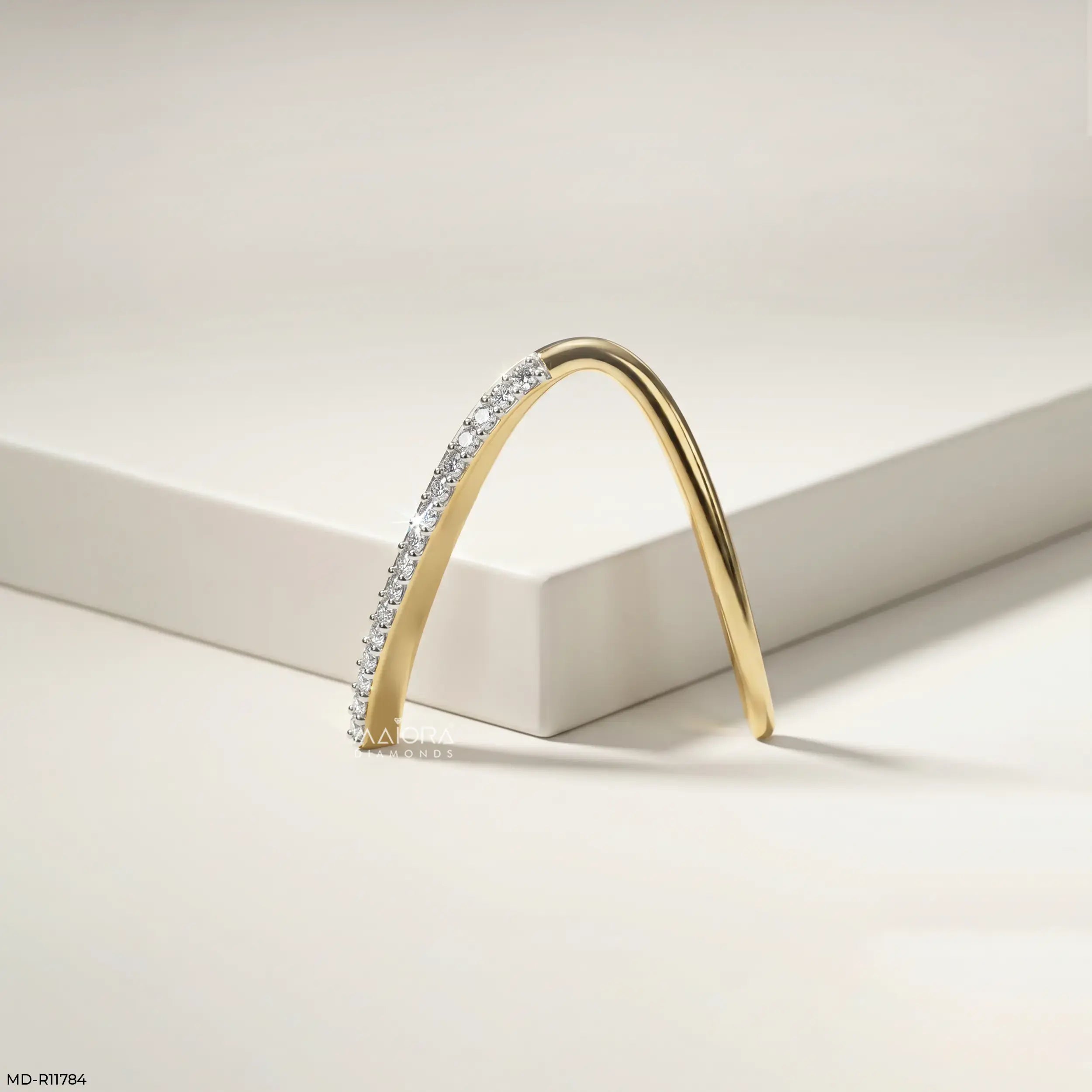 Apex Liner Vanki Diamond Ring 9K Yellow Gold