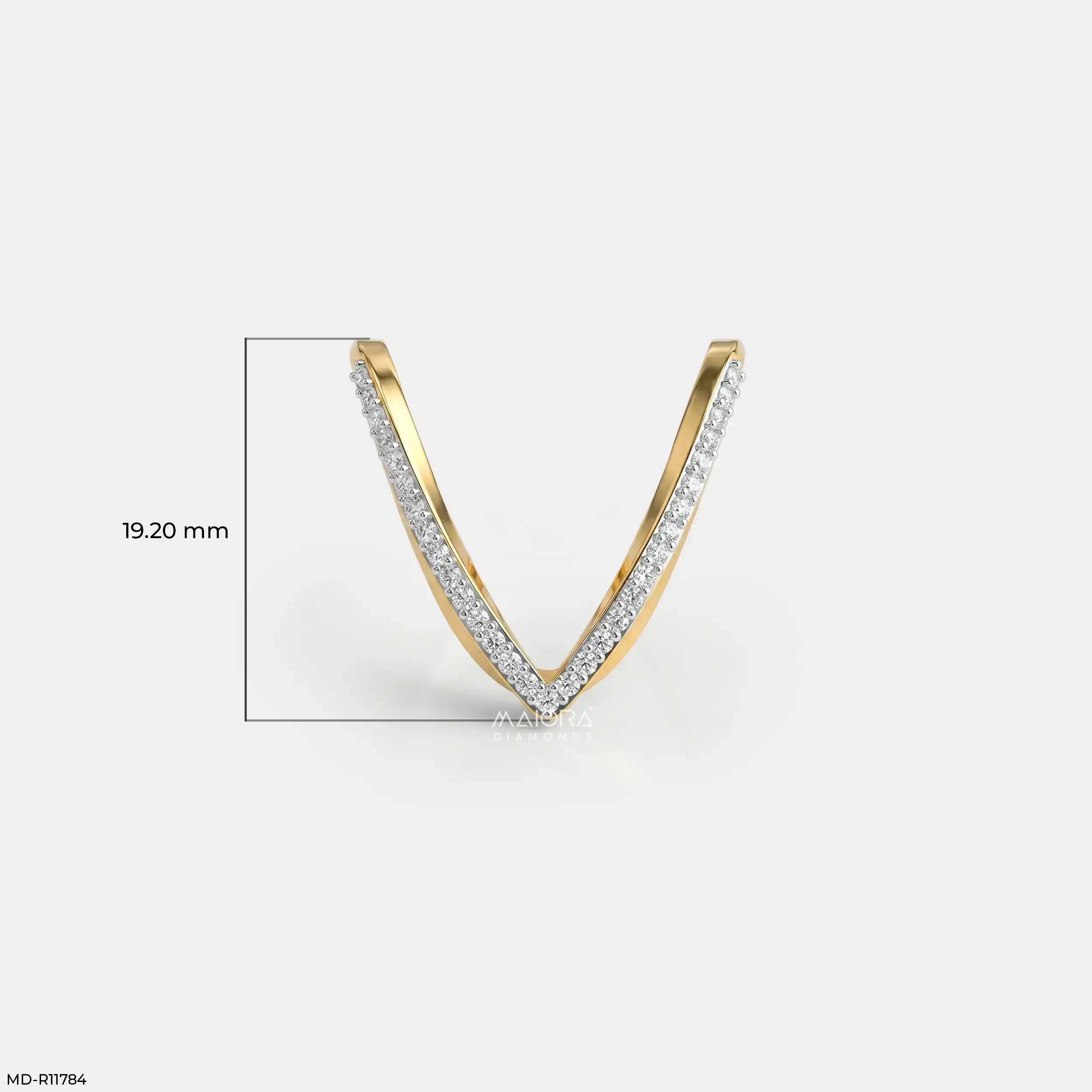Apex Liner Vanki Diamond Ring 9K Yellow Gold