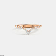 Ethereal Vine Vanki Diamond Ring 18K Rose Gold