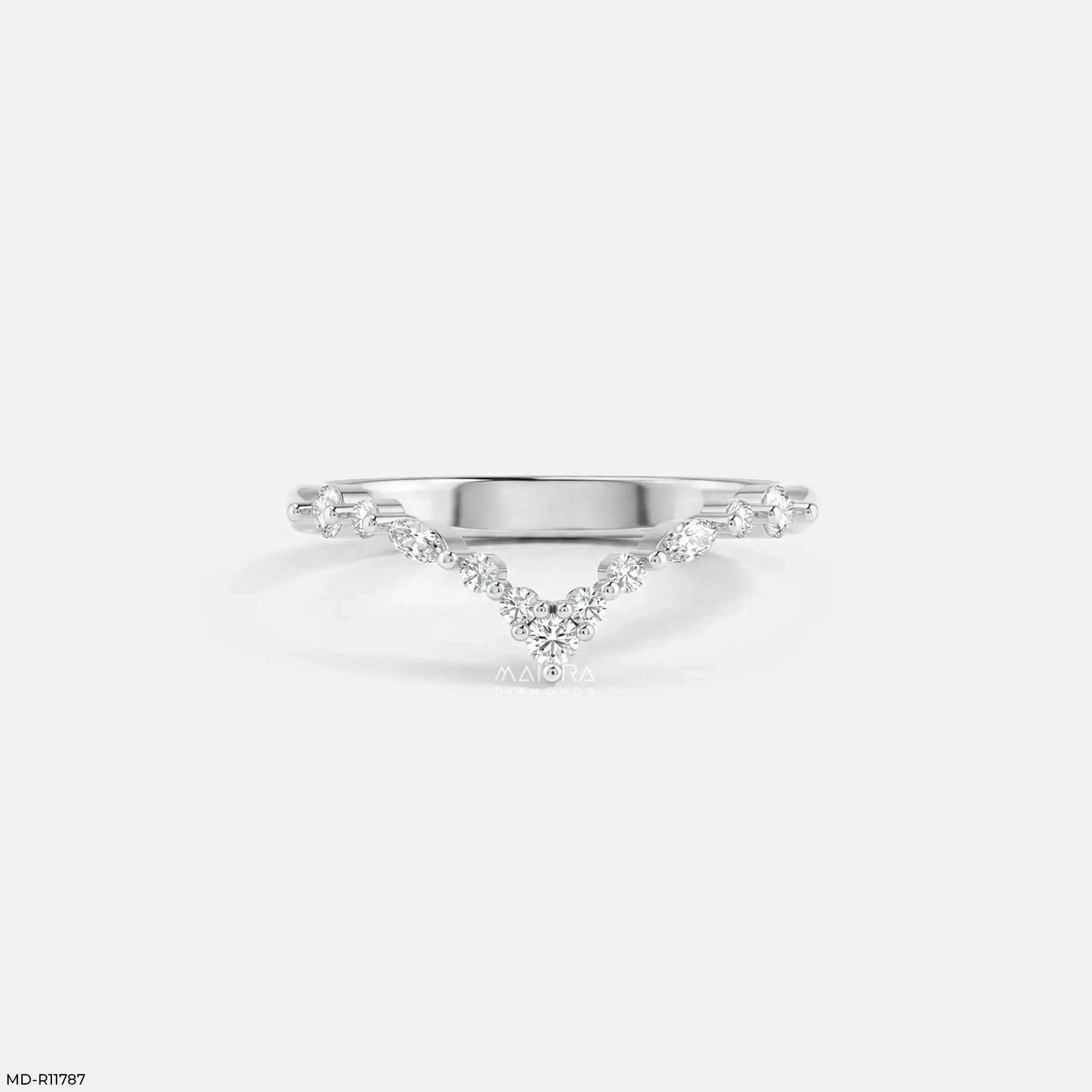 Ethereal Vine Vanki Diamond Ring Platinum 950