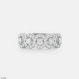 0.5 Carat Lusture Loop Diamond Rings 14K Yellow Gold