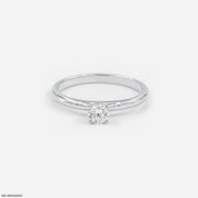 Solo Round Diamond Ring