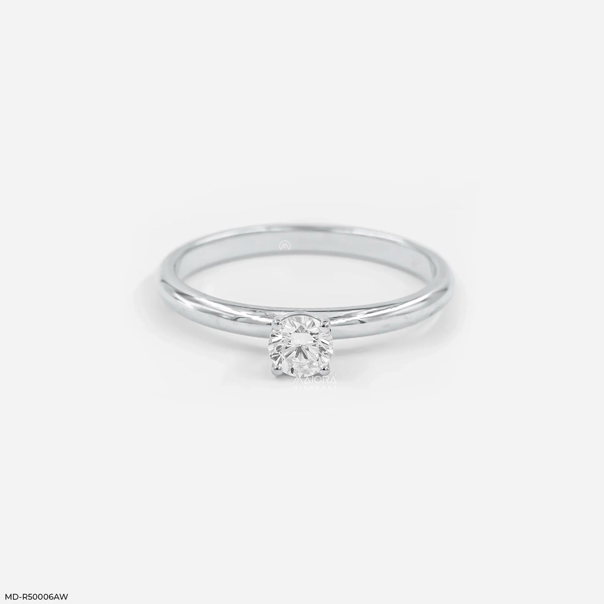Solo Round Diamond Ring