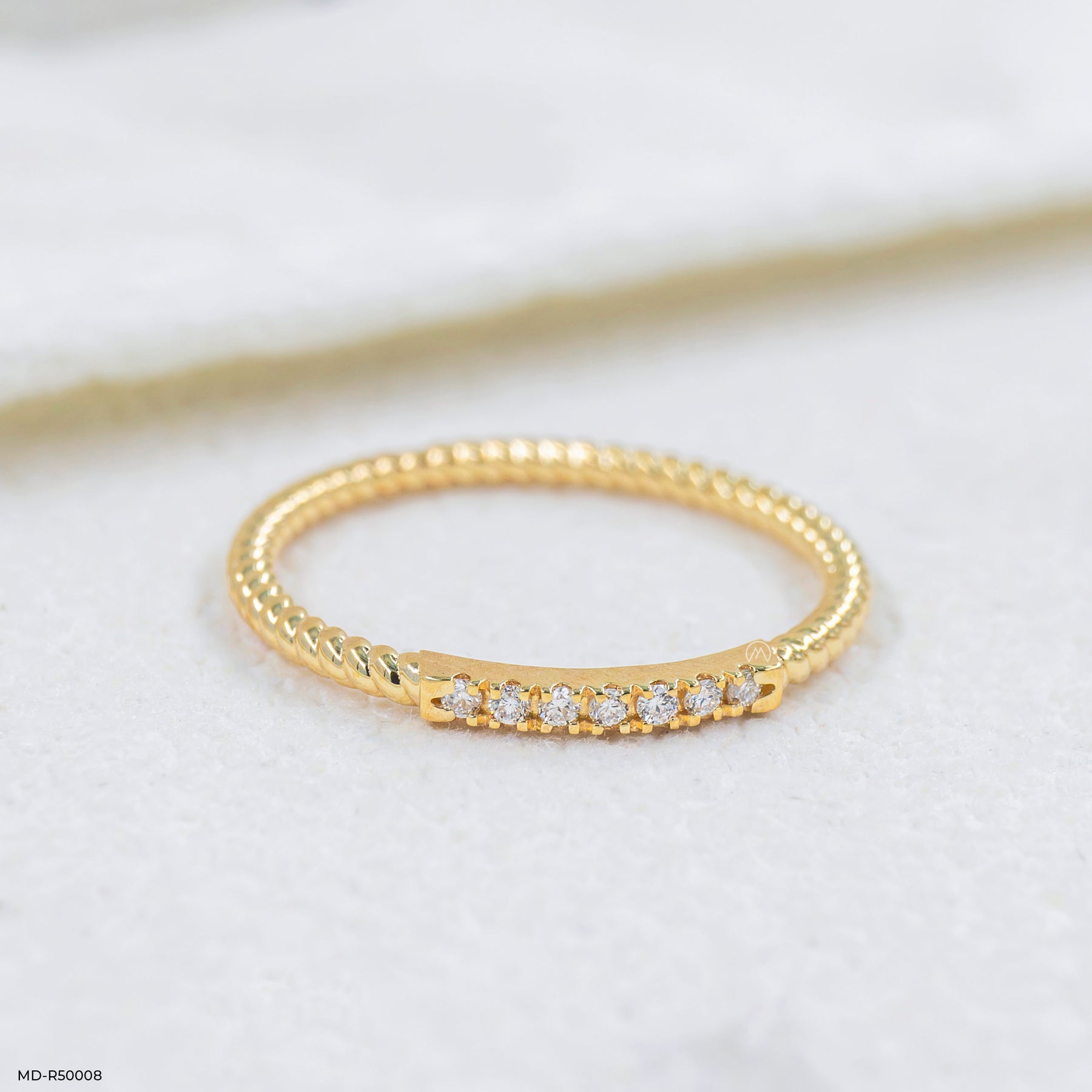 Seven Sparkles Lab Diamond Ring 925 Sterling Silver