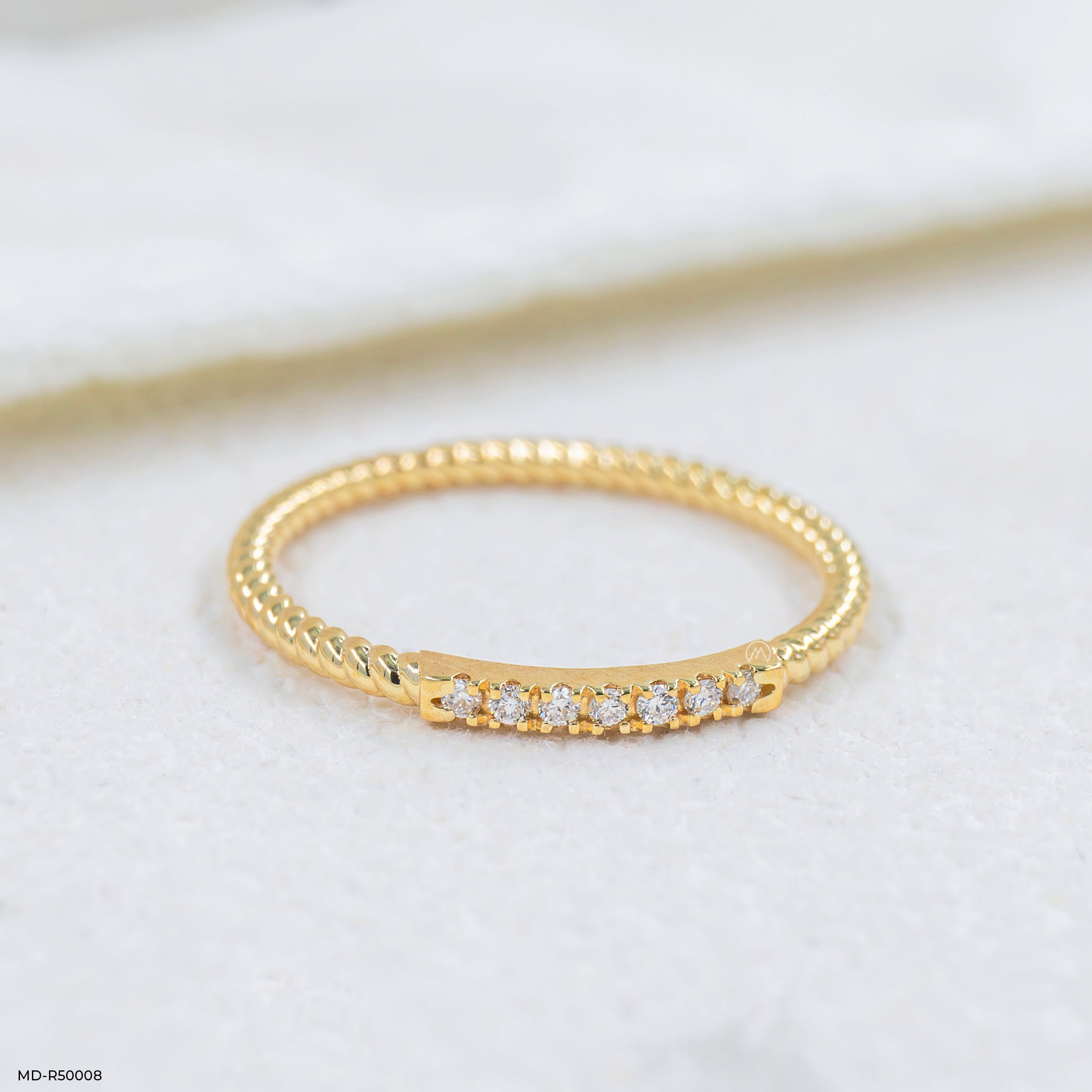 Seven Sparkles Lab Diamond Ring
