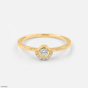 Simplicity Lab Diamond Ring 925 Sterling Silver
