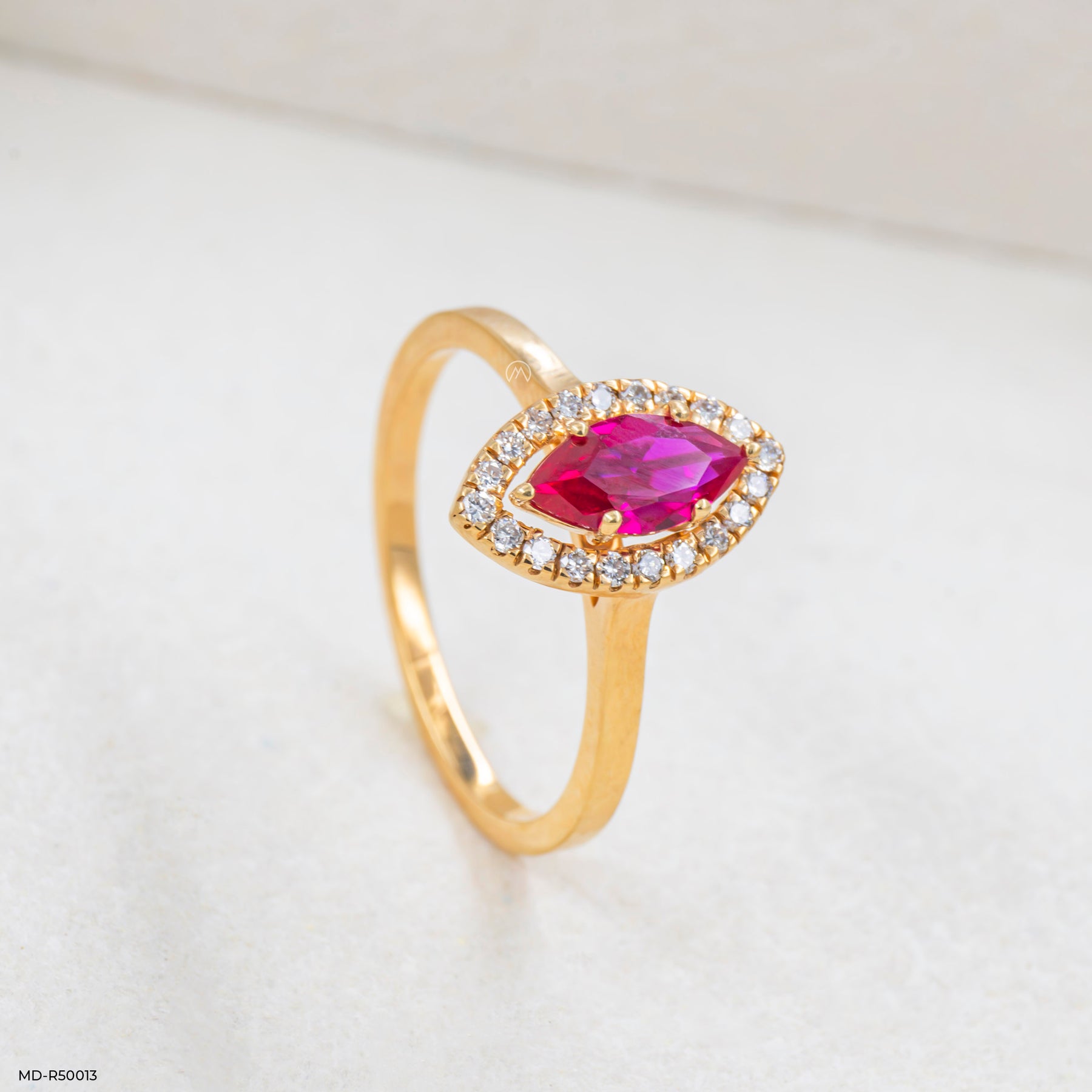 Marquise Fire Lab Diamond Ring 925 Sterling Silver