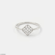 Geomatric Cluster Diamond Ring
