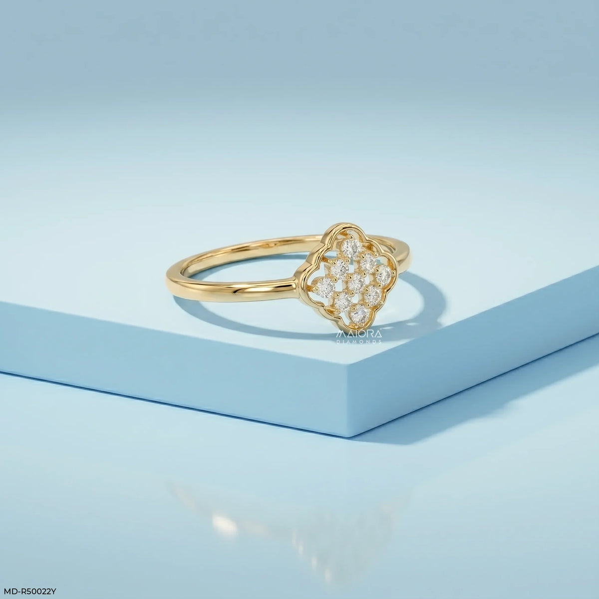 Elegance Quad Diamond Ring
