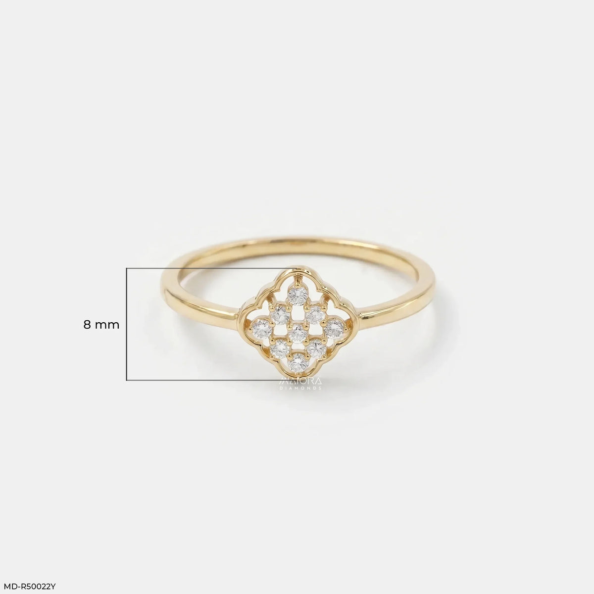 Elegance Quad Diamond Ring