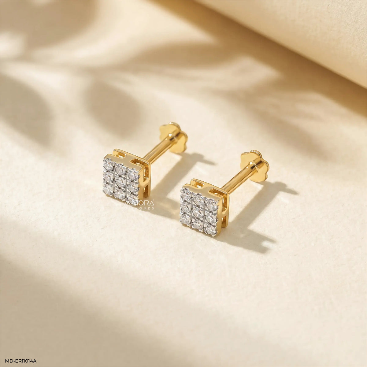 Fancy Squad Diamond Studs Earrings