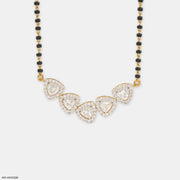 Trillion Bloom Mangalsutra 14K Yellow Gold