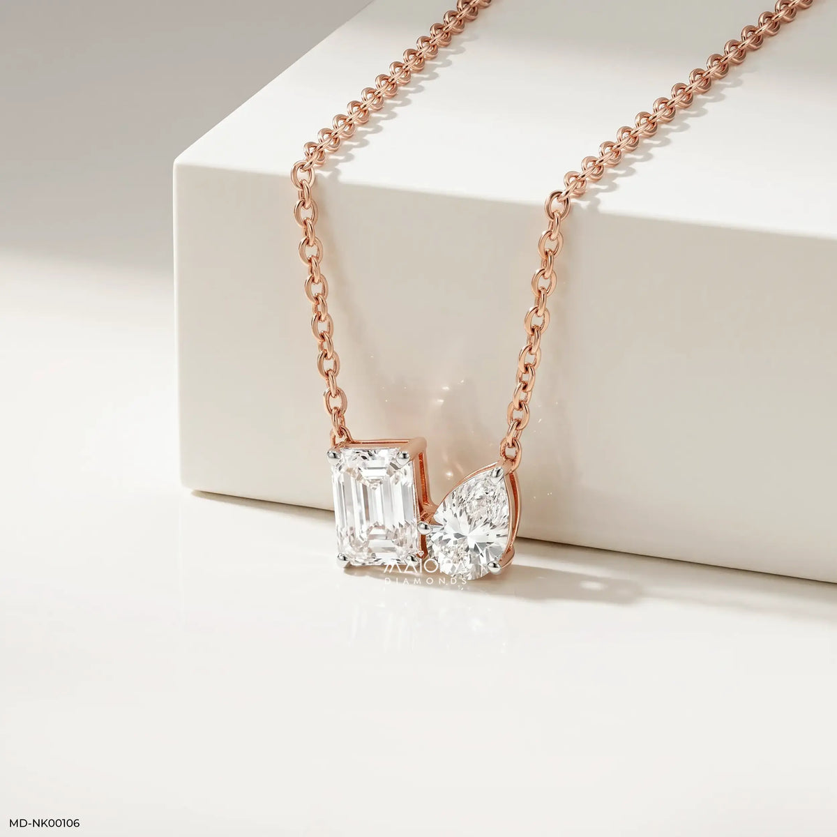 Timeless Duo Toi Et Moi Diamond Necklace