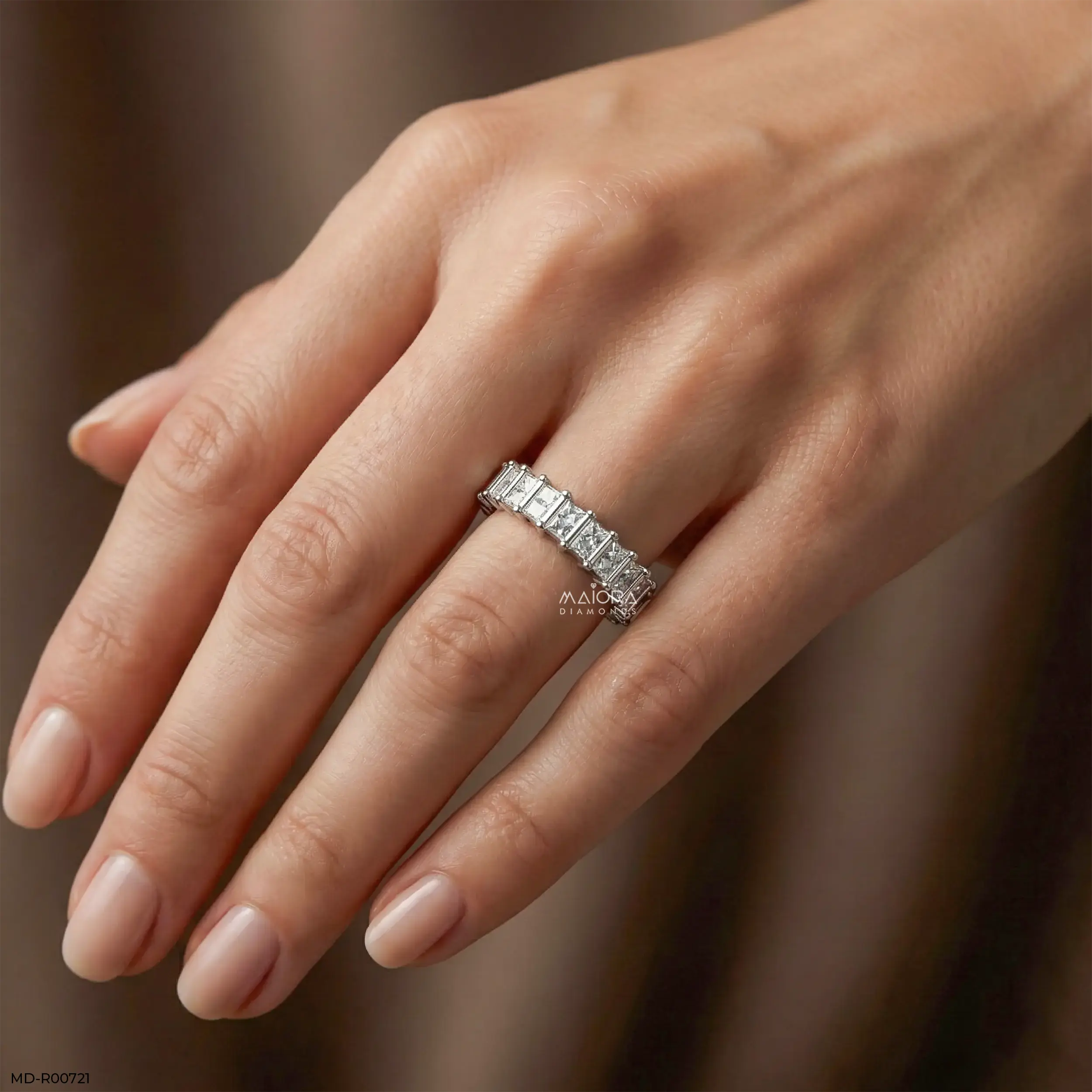 Regal Grace Princess Diamond Ring