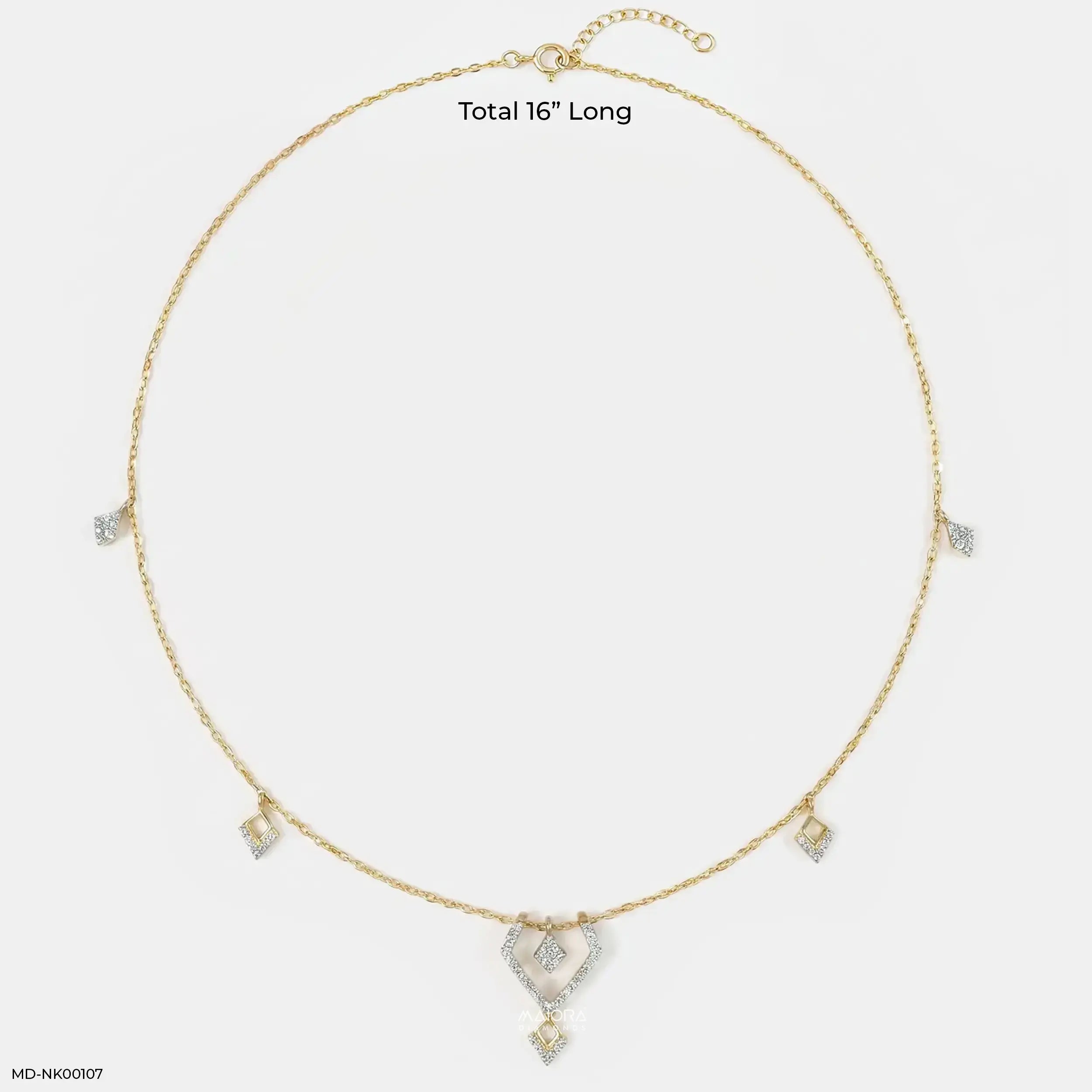 Geometry Station Diamond Necklace