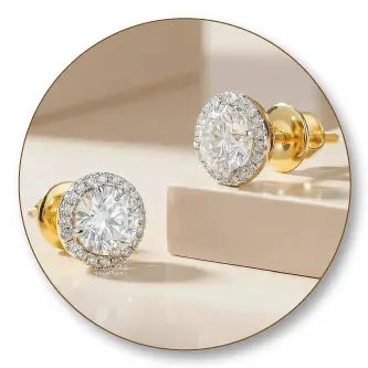 Solitaire Earrings