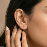 Twinkle Diamond Earrings 9K White Gold