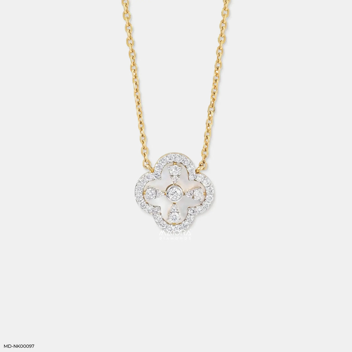 Whispering Floret Diamond Necklace