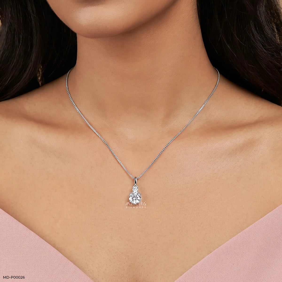 3 Carat Solitaire Amanda Pendant