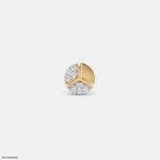 Y Axis Diamond Mens Stud Earring 9K Yellow Gold
