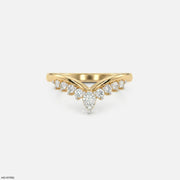 Petal Wave Vanki Diamond Ring