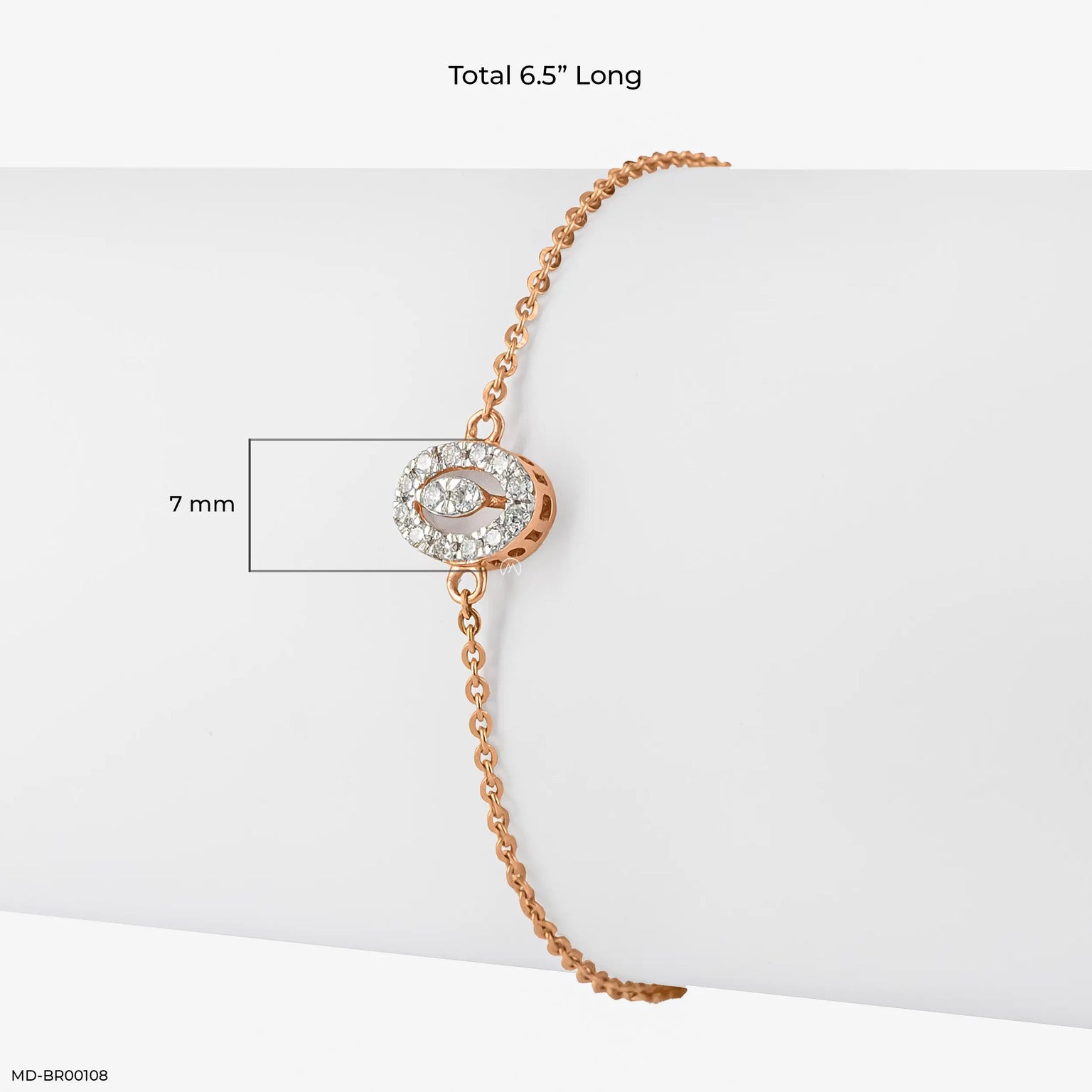 0.15 Carat Subtle Contour Lab Diamond Bracelet