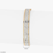 Trinity Row Men's Diamond Bracelet
