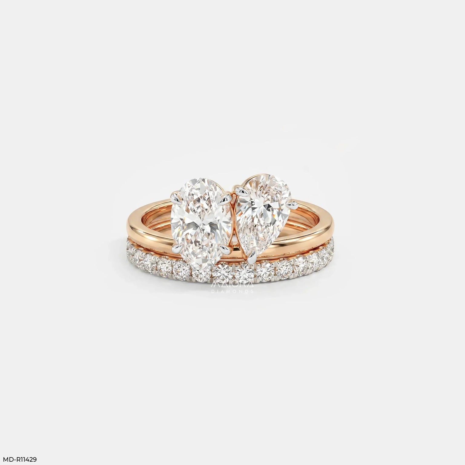 Twin Bond Toi Et Moi Diamond Ring