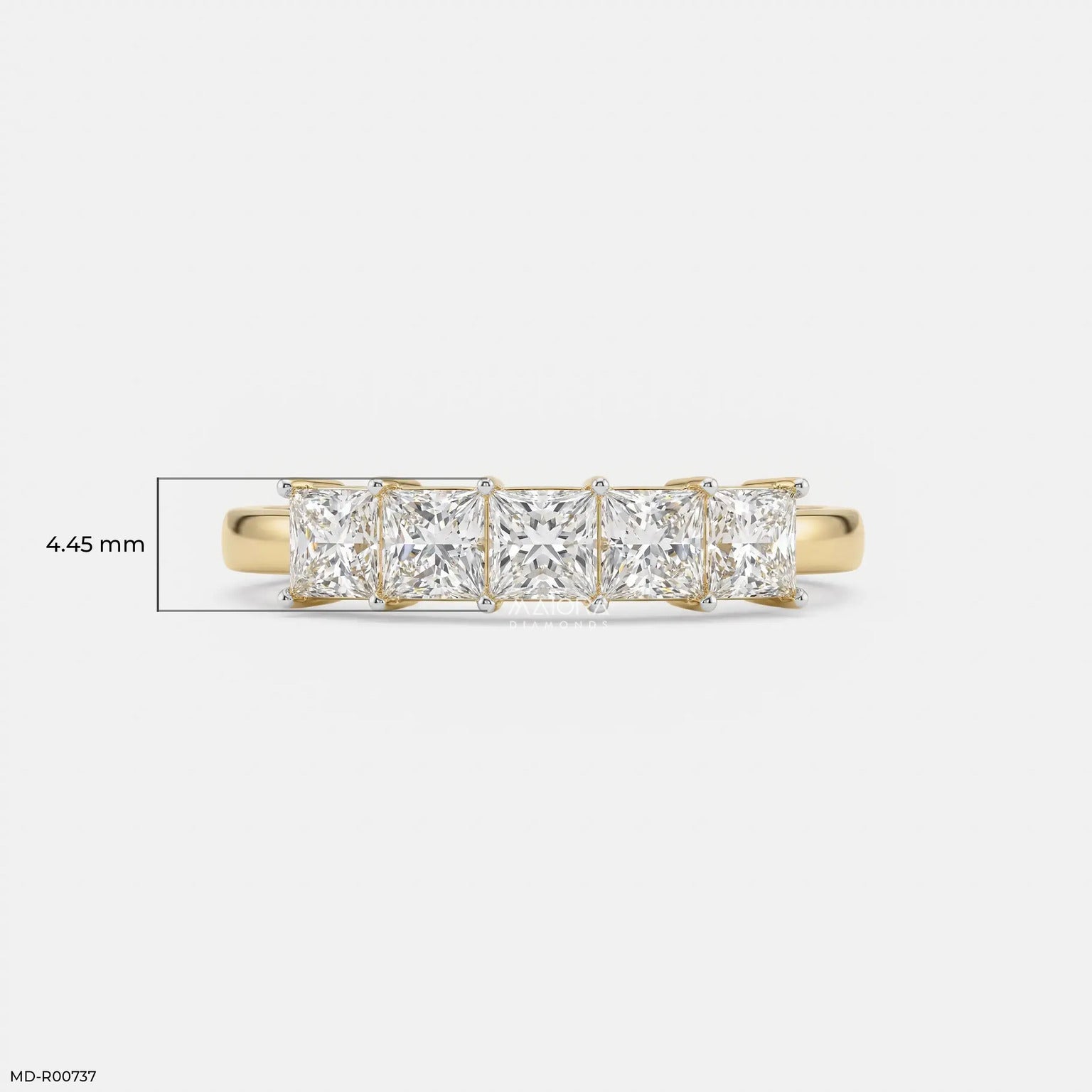 Vertex Square Glow Diamond Ring