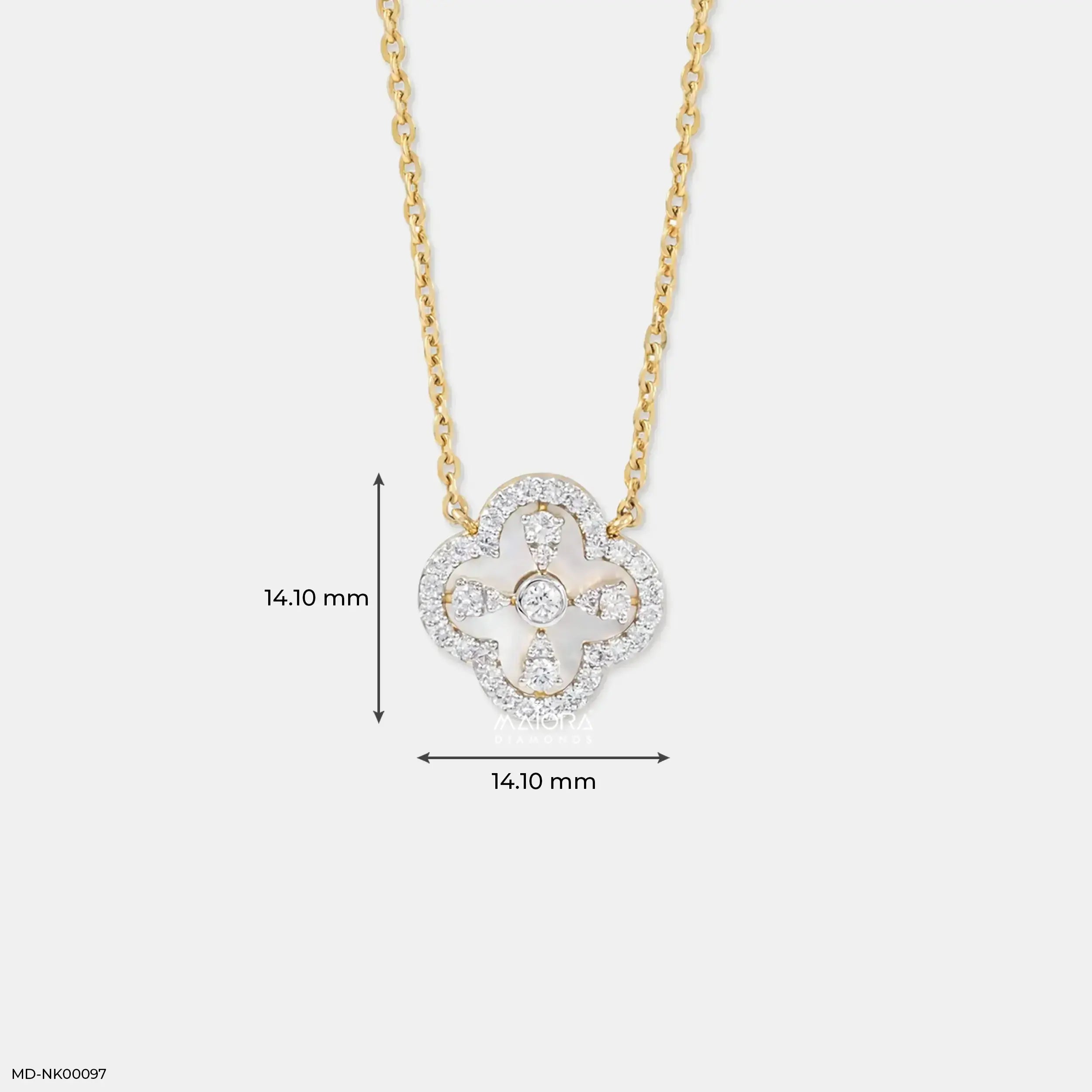 Whispering Floret Diamond Necklace