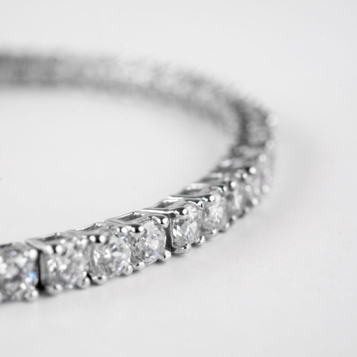 American Diamond | Fancy | Rose Gold Bracelet — Saaj